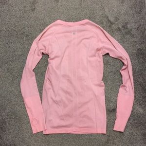 EUC lululemon long sleeve swiftly tech size 6 in bleached coral
